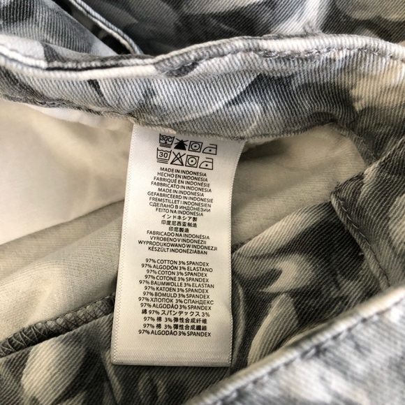 MICHAEL Kors MK floral Grey pants Jeans size 14 - Picture 8 of 11